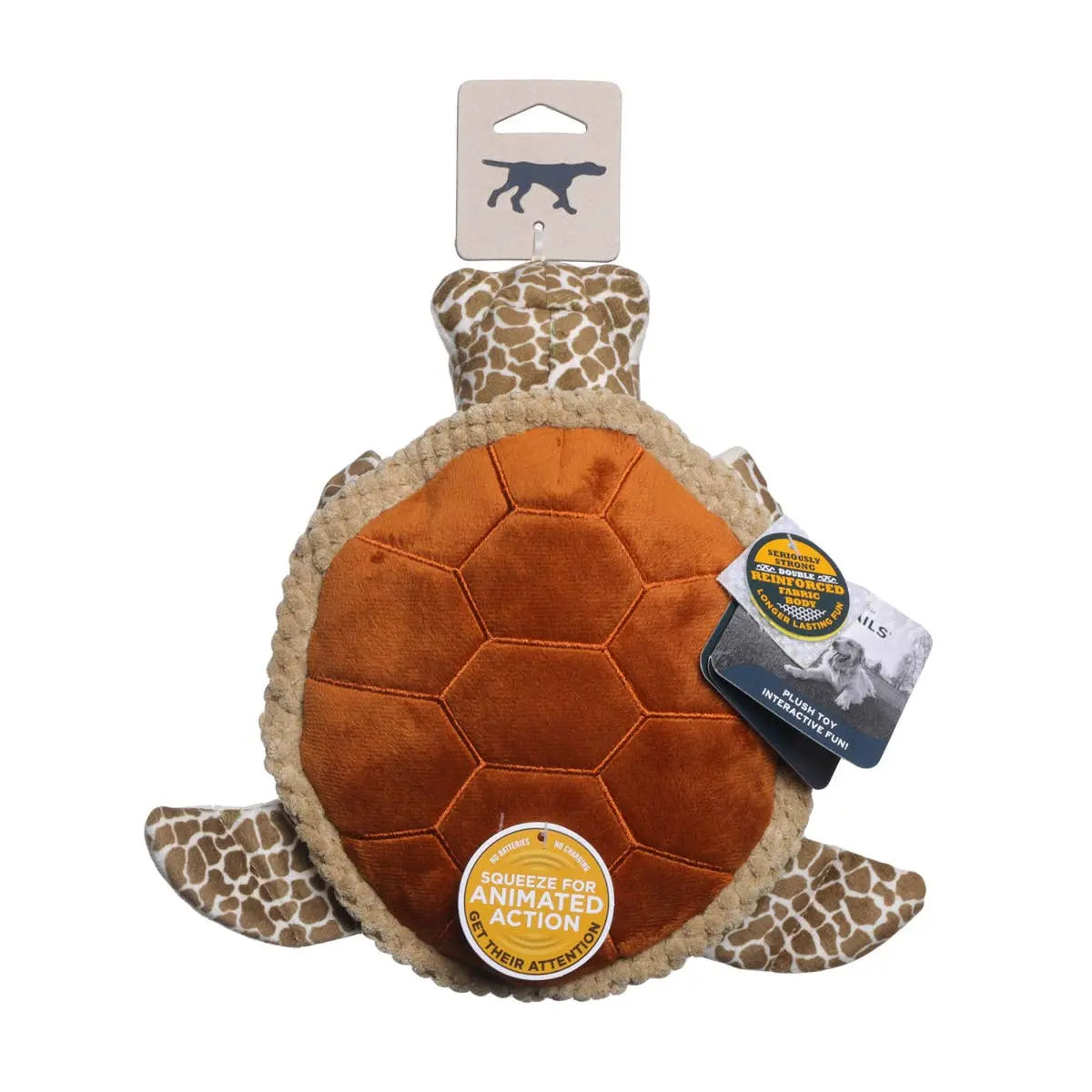 Animated Sea Turtle Dog Toy Tall Tails