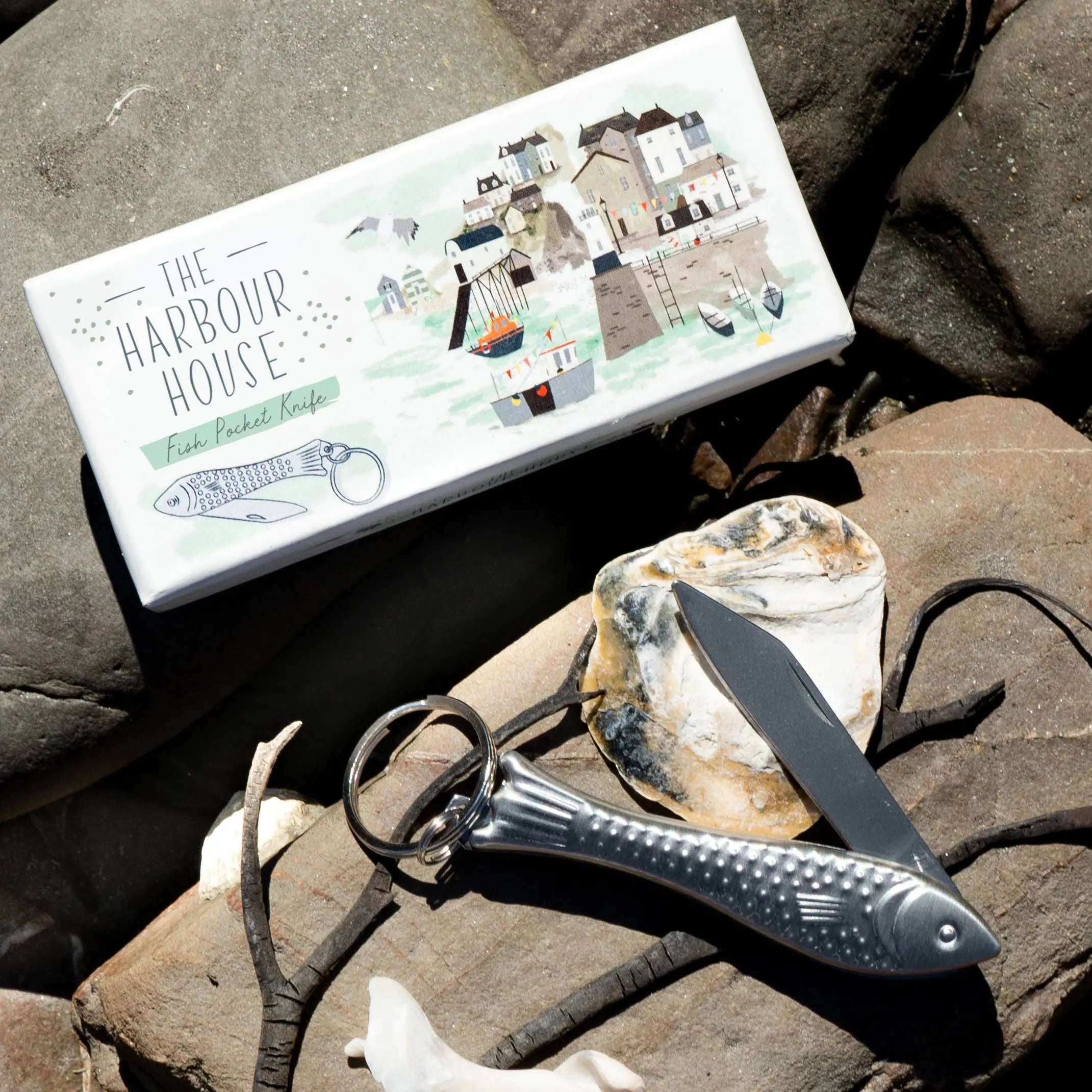 The Harbour House Fish Pocket Knife CGB Giftware