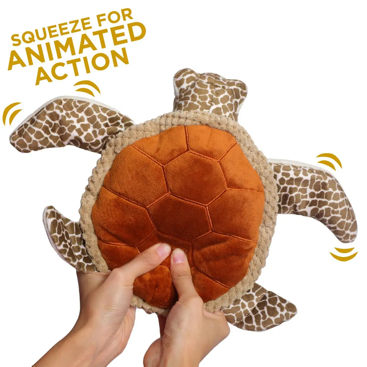 Animated Sea Turtle Dog Toy Tall Tails