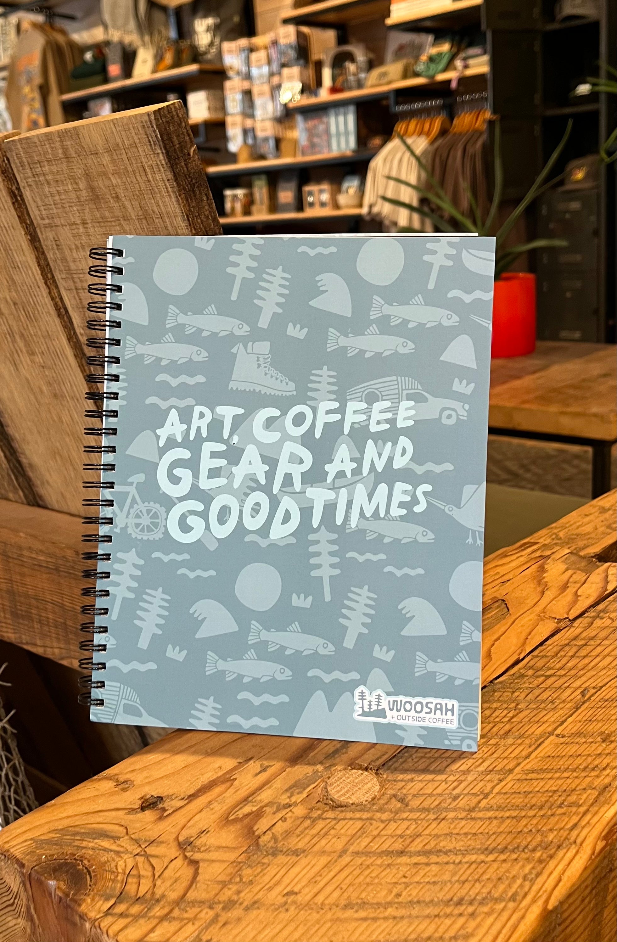 Art, Coffee , Gear and Good Times Wire Notebook