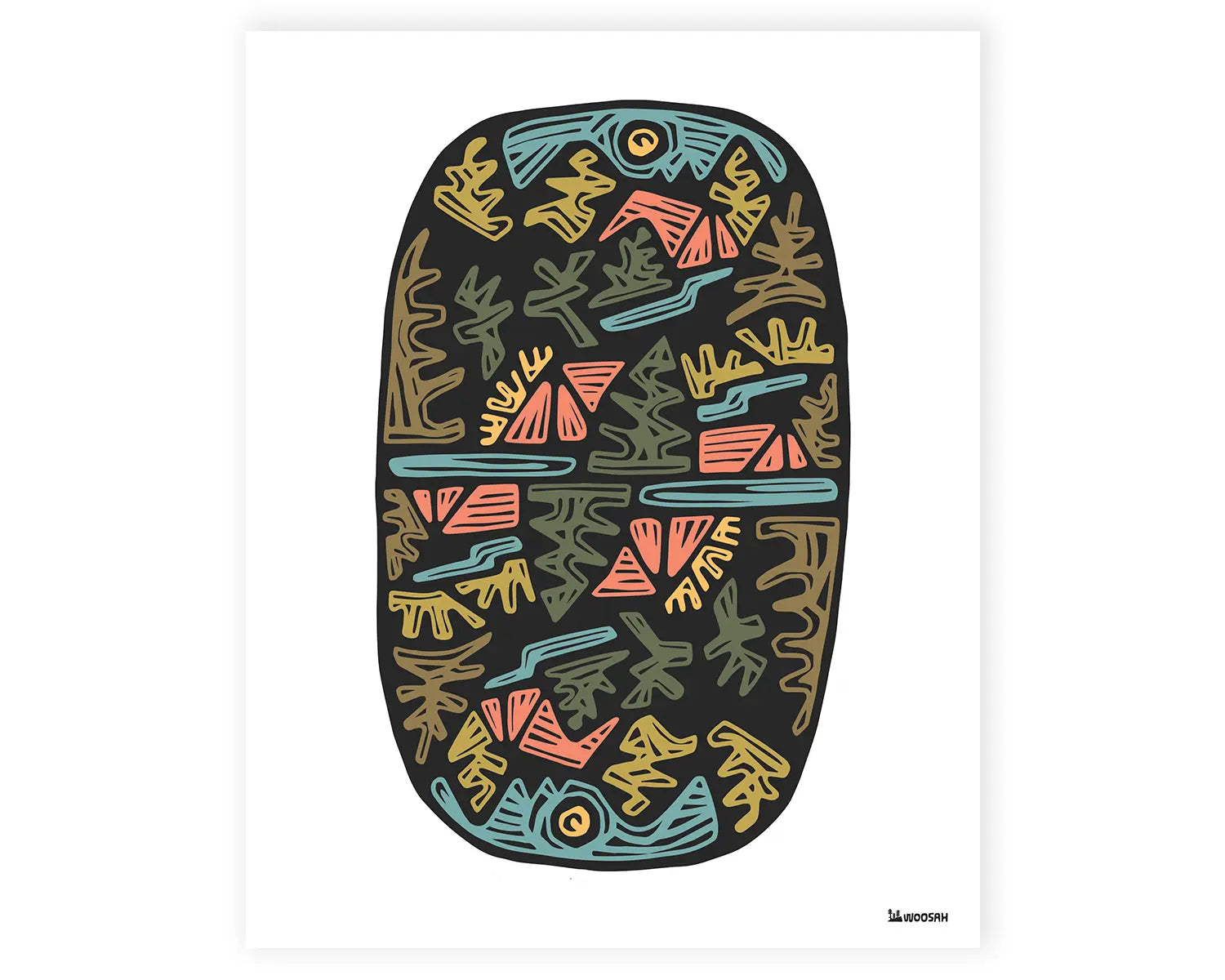 Camp Scenes Print Woosah Outfitters