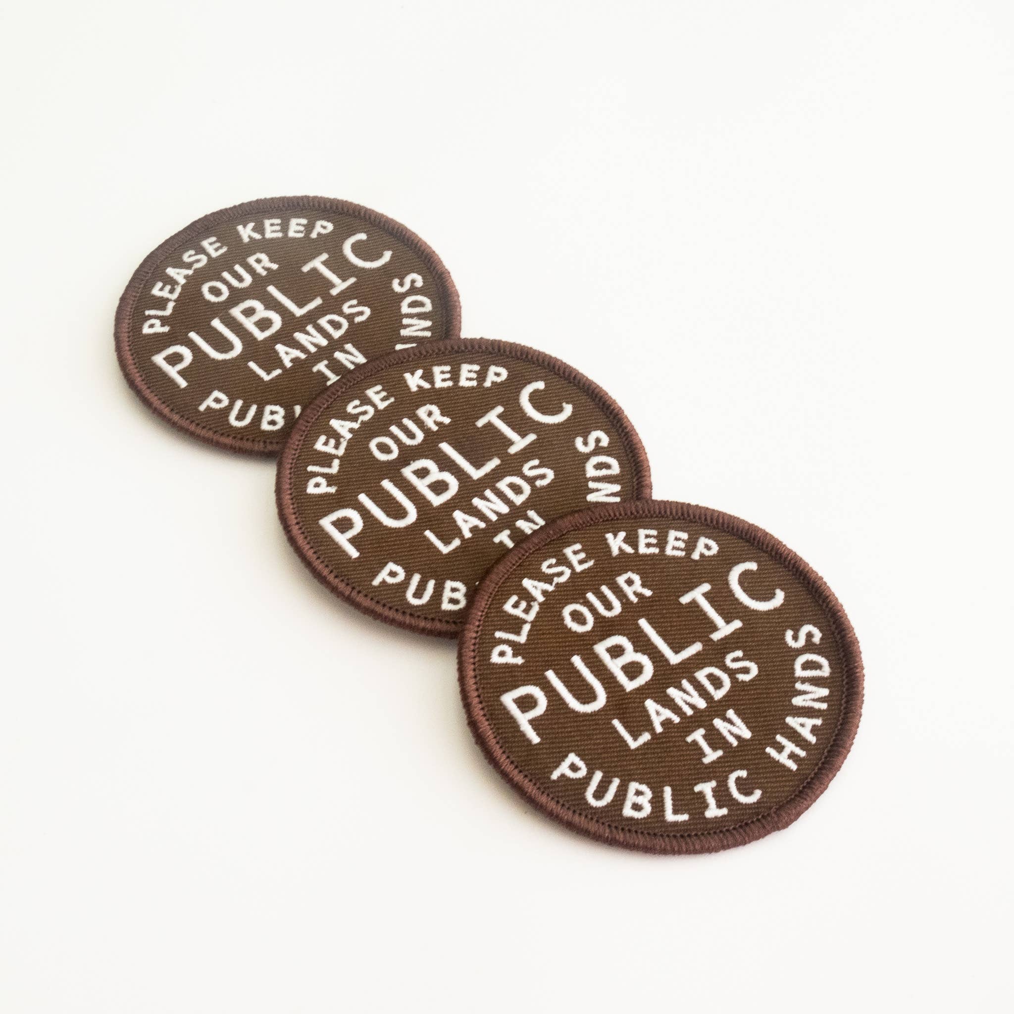 Keep Public Lands, in Public Hands Embroidered Iron-on Patch: Yes