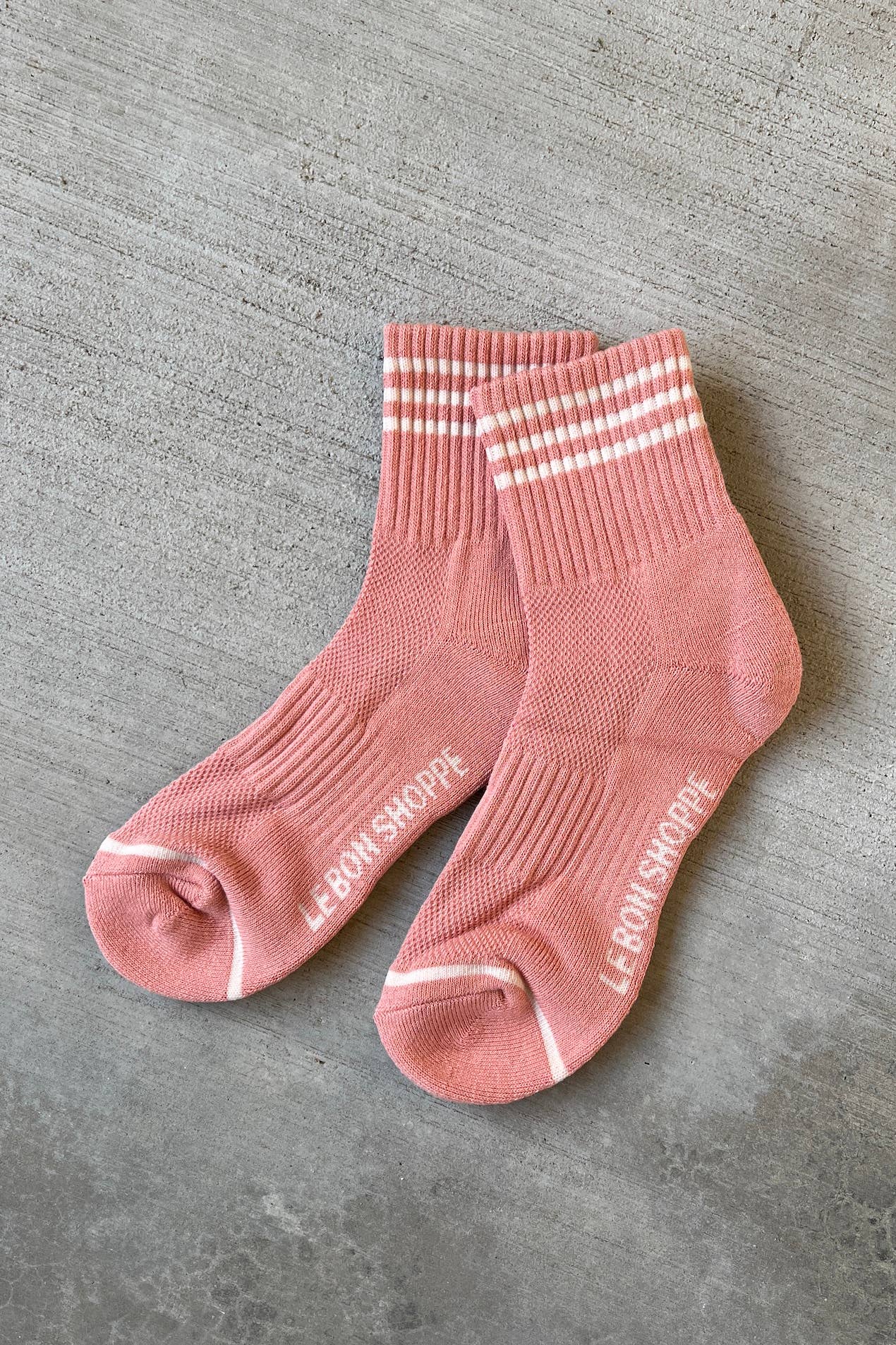 Salmon Girlfriend Socks Le Bon Shoppe