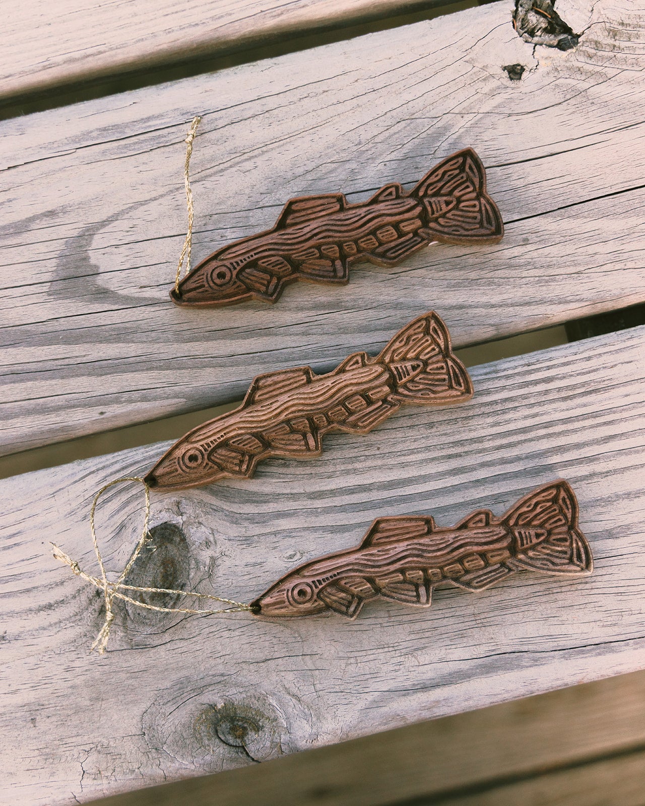 Woosah Fishbones Ornament