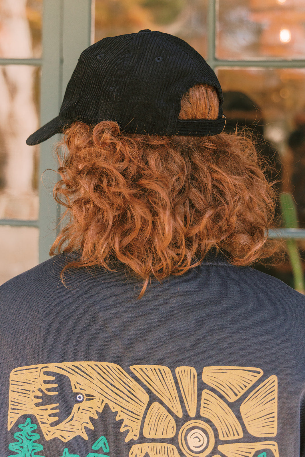 Ventura Corduroy Dad Hat Black