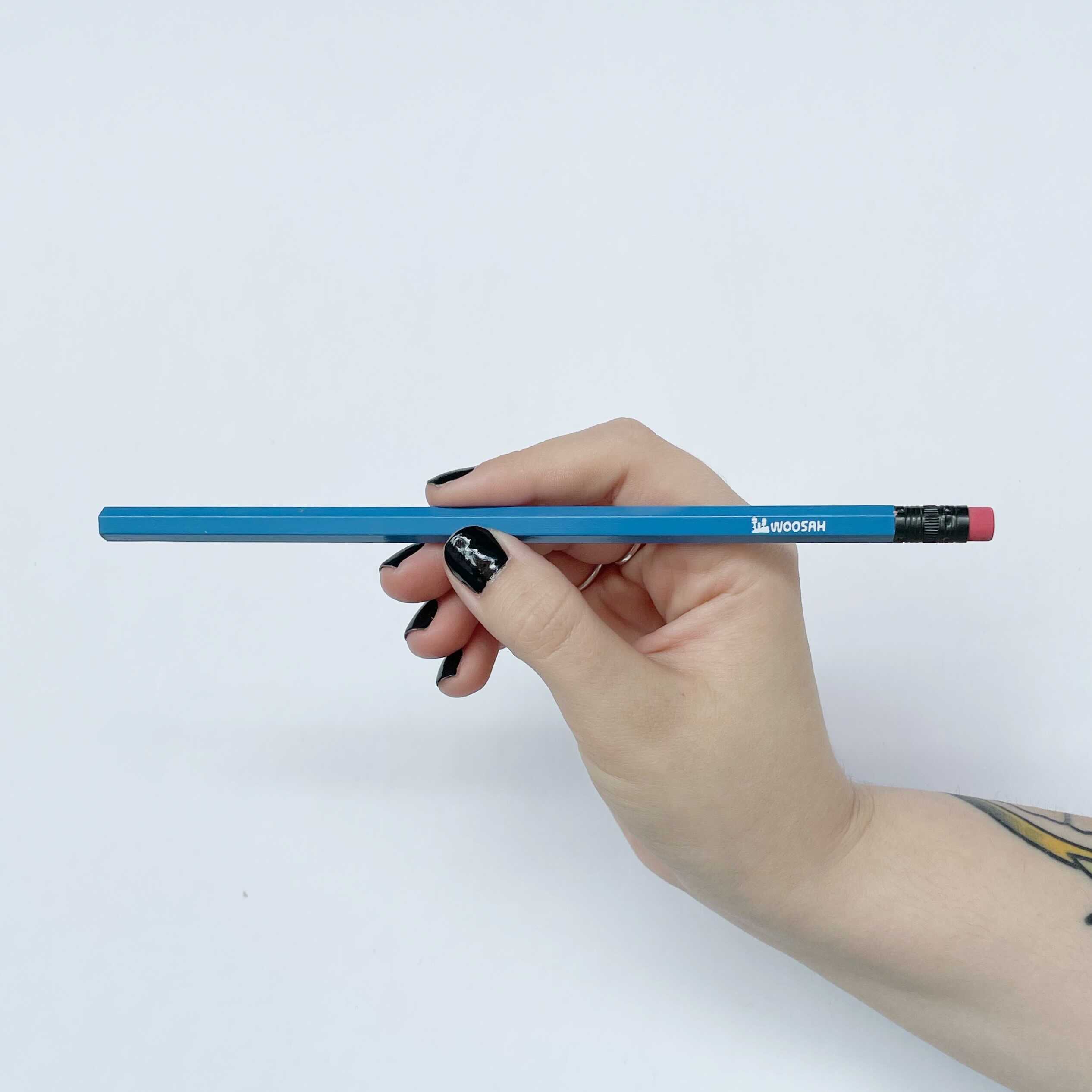 Blue Woosah Logo Pencil